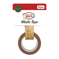 Carta Bella Paper - Letters To Santa Collection - Christmas - Washi Tape - Woodgrain Snow