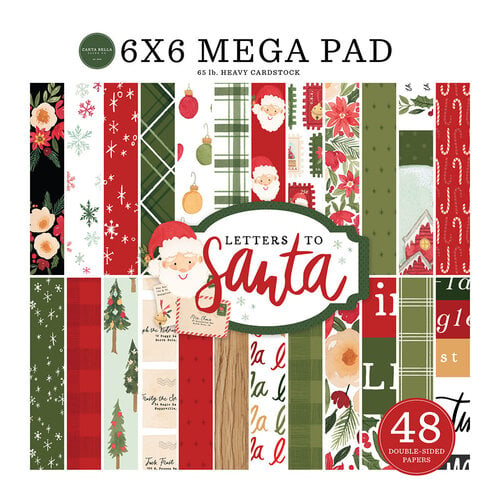 Letters to Santa Cardstock Stickers 12 inch x12 inch Elements