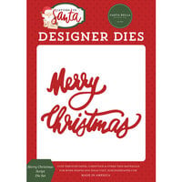 Carta Bella Paper - Letters To Santa Collection - Designer Dies - Merry Christmas Script