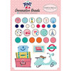 Carta Bella Paper - Let's Travel Collection - Decorative Brads