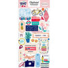 Carta Bella Paper - Let's Travel Collection - Chipboard Stickers - Phrases