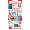 Carta Bella Paper - Merry Christmas Collection - Chipboard Stickers - Phrases