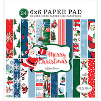 Carta Bella Paper - Merry Christmas Collection - 6 x 6 Paper Pad