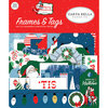 Carta Bella Paper - Merry Christmas Collection - Ephemera - Frames and Tags