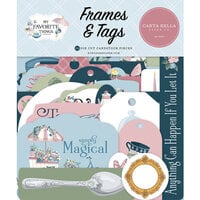Carta Bella Paper - My Favorite Things Collection - Ephemera - Frames and Tags