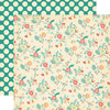 Carta Bella Paper - Metropolitan Girl Collection - 12 x 12 Double Sided Paper - City Flowers
