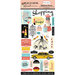 Carta Bella Paper - Metropolitan Girl Collection - Chipboard Stickers