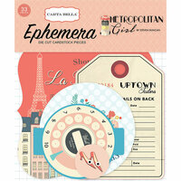 Carta Bella Paper - Metropolitan Girl Collection - Ephemera