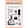 Carta Bella Paper - Metropolitan Girl Collection - Clear Photopolymer Stamps - Gorgeous Girl