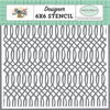 Carta Bella Paper - Flower Market Collection - 6 x 6 Stencil - Garden Geometric