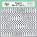 Carta Bella Paper - Flower Market Collection - 6 x 6 Stencil - Garden Geometric