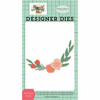 Carta Bella Paper - Flower Market Collection - Designer Dies - Floral Swag