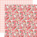 Carta Bella Paper - My Valentine Collection - 12 x 12 Double Sided Paper - Be Mine Floral