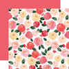 Carta Bella Paper - My Valentine Collection - 12 x 12 Double Sided Paper - Romantic roses