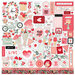 Carta Bella Paper - My Valentine Collection - 12 x 12 Cardstock Stickers - Elements