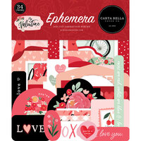 Carta Bella Paper - My Valentine Collection - Ephemera