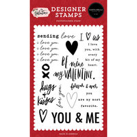 Carta Bella Paper - My Valentine Collection - Clear Photopolymer Stamps - I Heart Us
