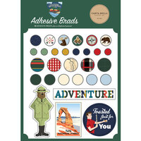 Carta Bella Paper - Outdoor Adventures Collection - Self Adhesive Decorative Brads