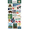 Carta Bella Paper - Outdoor Adventures Collection - Chipboard Stickers - Phrases