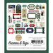 Carta Bella Paper - Outdoor Adventures Collection - Ephemera - Frames and Tags