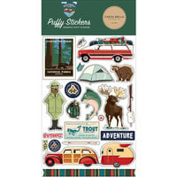 Carta Bella Paper - Outdoor Adventures Collection - Puffy Stickers