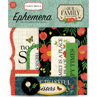 Carta Bella Paper - Our Family Collection - Ephemera
