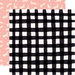 Carta Bella Paper - Our House Collection - 12 x 12 Double Sided Paper - Black Gingham