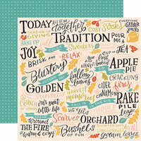 Carta Bella Paper - Our House Collection - 12 x 12 Double Sided Paper - Home Sweet Home