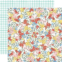 Carta Bella Paper - Oh Happy Day Collection - 12 x 12 Double Sided Paper - Tiny Floral