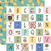 Carta Bella Paper - Oh Happy Day Collection - 12 x 12 Double Sided Paper - Happy Alphabet