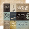 Carta Bella Paper - Old World Travel Collection - 12 x 12 Double Sided Paper - Journaling Cards