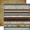 Carta Bella Paper - Old World Travel Collection - 12 x 12 Double Sided Paper - Border Strips