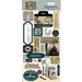 Carta Bella Paper - Old World Travel Collection - Chipboard Stickers