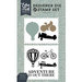 Carta Bella Paper - Old World Travel Collection - Designer Die and Clear Acrylic Stamp Set - Adventure is Out There