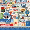 Carta Bella Paper - Passport Collection - 12 x 12 Cardstock Stickers