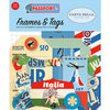 Carta Bella Paper - Passport Collection - Ephemera - Frames and Tags