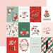 Carta Bella Paper - Christmas Flora Collection - Peaceful - 12 x 12 Double Sided Paper - Journaling Cards