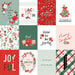 Carta Bella Paper - Christmas Flora Collection - Peaceful - 12 x 12 Double Sided Paper - Journaling Cards