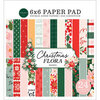 Carta Bella Paper - Christmas Flora Collection - Peaceful - 6 x 6 Paper Pad