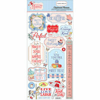 Carta Bella Paper - Practically Perfect Collection - Chipboard Stickers - Phrases