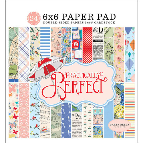 Carta Bella Paper - Practically Perfect Collection - 6 x 6 Paper Pad