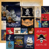 Carta Bella Paper - Pirates Collection - 12 x 12 Double Sided Paper - Multi Journaling Cards