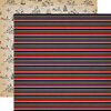 Carta Bella Paper - Pirates Collection - 12 x 12 Double Sided Paper - Scallywag Stripes