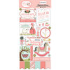 Carta Bella Paper - Rock-A-Bye Baby Girl Collection - Chipboard Stickers