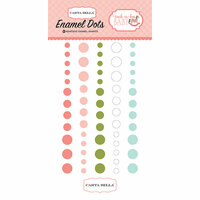 Carta Bella Paper - Rock-A-Bye Baby Girl Collection - Enamel Dots