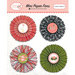 Carta Bella Paper - Rock-A-Bye Baby Girl Collection - Mini Paper Fans