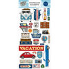 Carta Bella Paper - Road Trip Collection - Chipboard Embellishments - Accents
