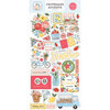 Carta Bella Paper - Summer Collection - Chipboard Stickers - Accents