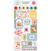 Carta Bella Paper - Summer Collection - Chipboard Stickers - Phrases