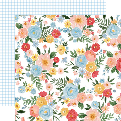 Carta Bella Paper - Summer Collection - 12 x 12 Double Sided Paper - Summer Day Floral